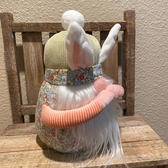 Spring Bunny Plush Gnomes Set Of 2, Spring Floral Gnomes, Bunny Gnomes - Picture 13 of 14